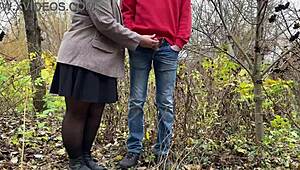 Man, my fat mother-in-law totally owns the dirty outdoor kink!