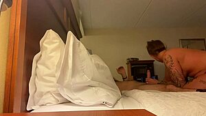 Gamer white girl begs to cum inside, moaning loud.