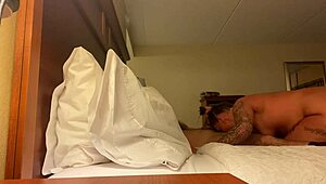 Gamer white girl begs to cum inside, moaning loud.