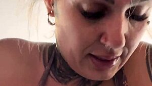 Gym Training Turns Wet with Dripping Legs