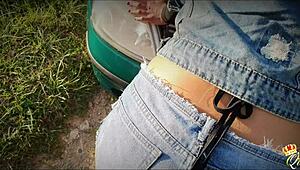 Maria Kalos Bent Over for Real Public Sex in Broken Car.