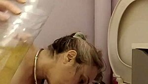 Esclave française attachée en humiliation ressent honte brute en POV