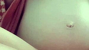 Pregnant Babe Explores Her Pussy In Fetish Session