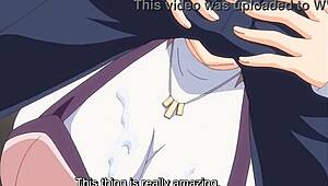 Hentai big tits milf sucks huge cock with raw passion