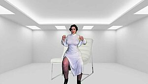 Babička Princezna Leia Jako Darth Vader Dává Sith Creampie Darth Tochter V Divokém POV. Hardcore Zralá Akce Čeká.