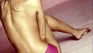 b sexy bikini show with a personal touch, kinda messed up but hot