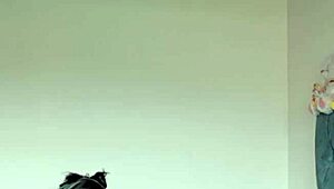 Sexy girl moans loudly while squirting during masturbation.