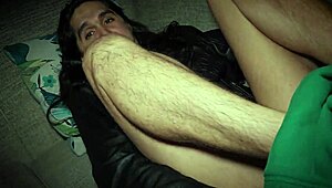 Biker dude Maxx Stoner finishes with a messy cum shot