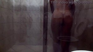 part1 bathroom sex with mature housewife big ass and monster cock partner 😏