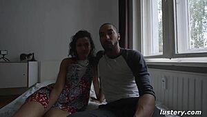 Io e Miriam con Jorge ci scateniamo all'aperto, amore sulle rocce Lustery 700