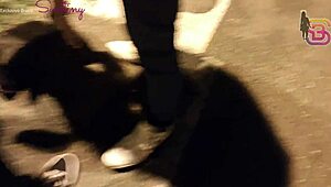 Esposa do Delegado Caught Giving It to Hung Guy on Goiania Street