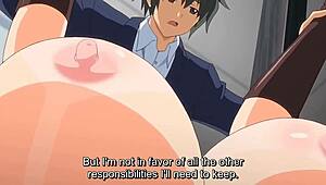 Hentai big tits milf sucks huge cock with raw passion