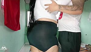la puta de mi pr m helped with cardio, eating and banging her huge ass 🍑