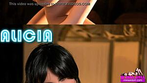 Alicia, the 157 cm real love doll, gets wild in bed.