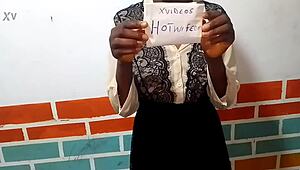 Skinny Beauty Teases in Soft Solo Display