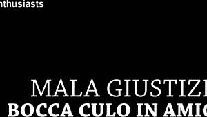 Bad Justice: Mouth to Ass in Friendship Orgy