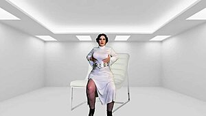 Granny Princess Leia as Darth Vader gives Sith creampie to Darth Tochter in wild POV. Hardcore mature action awaits.