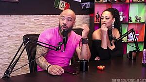 Compilados of Negro Top Delícia in sensual black BDSM cast