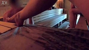 wife, why tease strangers in the sauna?