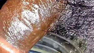 Sissy with micro penis pisses in various dorm locations.