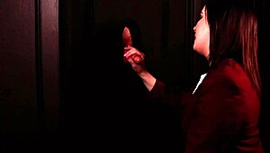 student sucking cock at the gloryhole