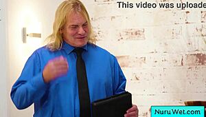 Busty Teen Masseuse Uses Nuru Gel for Naked Body Rub. Evan Stone and Bella Rolland Shine!