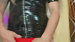 Rich Ladyboy Trans Masturbates, But Who's Watching?