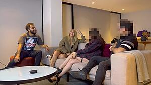 Swinger Couple Seduces Mature Marriage For Wife Swap And Creampies