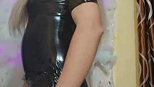 Rich Ladyboy Trans Masturbates, But Who's Watching?