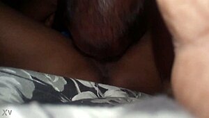 detailed pussy licking and sucking with tongue exploration on wet folds