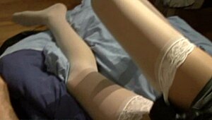 Cum on nylon stockings 💦