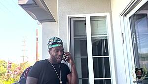 Curvy Rome Major Drills Elsie's Kenyan Slit, Oh My! Watch This!