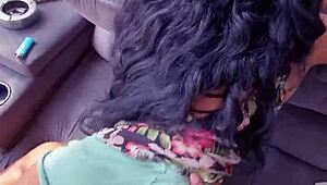 Brazilian Housewife Rides Husband Cowgirl Creampie In Pajamas