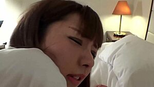 Horny Asian babe goes wild in uncensored action