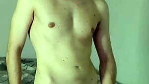 check out this huge cumshot on webcam during my solo masturbation session in the bedroom