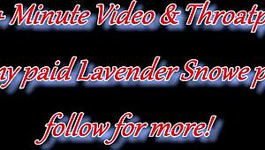 Neck Bulging Deepthroat With Black Lipstick Slut Gulping Cock