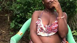 crazybitch creams her tight pussy then fucks big dildo hard