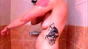 Squirt shower trailer with a soapy finish