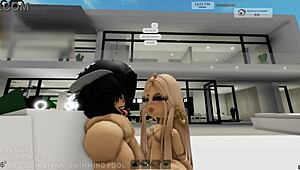 Robaddies - Audition N�3 - Sara Hot Colombian Girl Gives a Blowjob in the Swimming Pool