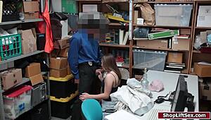 What happens when a teen shoplifter meets an officer's desk?