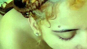 Light-skinned teen with passion for sucking cock gets facial