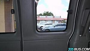 Innocent teen Kara Hartley got fucked on the 305bus 2