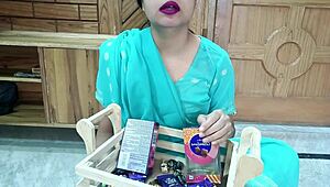 indian desi kaamwali tricked into deepthroat and rough anal roleplay