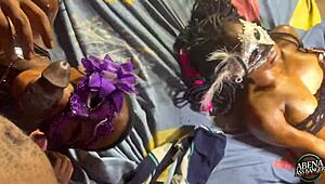 wanna see two slim teens fuck big black cocks?