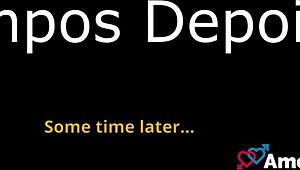 An old blonde wife is alone with her step-nephew, leading to taboo fucking with his big cock