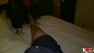 Damn! Stepmom Sucks Hard to Swallow Every Drop