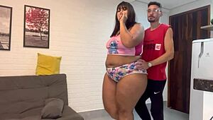 vizinha bbw invites me over and i bang her big pussy