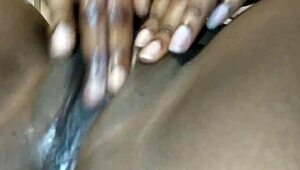 Fingering My Juicy Virgin Chocolate Pussy Until Screaming