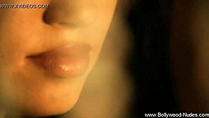 I saw this beautiful nude chick from Bollywood stripping and dancing, it's so cute!