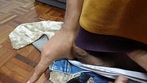 house play turns into wild swinger couple swap. my wife bangs friend while his showers.